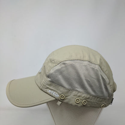 Ellewin UPF50+ Slideback Running Cap Tan One Size Adjustable Breathable Mesh