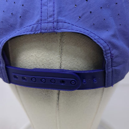 Jones Sports Co Purple 5 Panel One Size Snapback Laser Cut Ventilation Patch Hat
