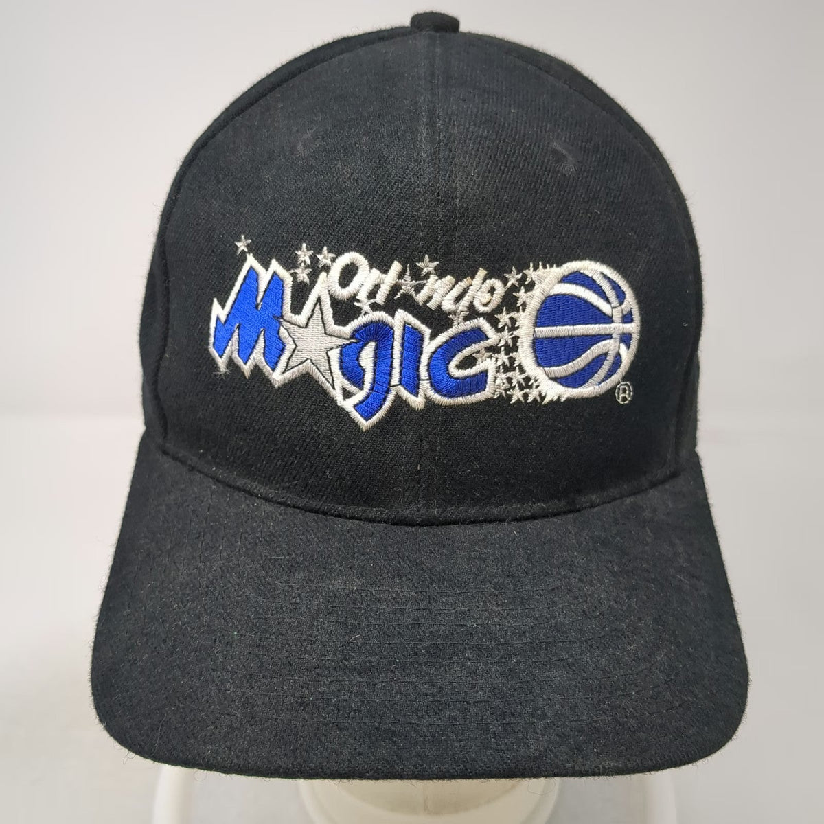 G.C.C. NBA Orlando Magic Snapback Hat Black Blue Green Underbrim Logo Vintage