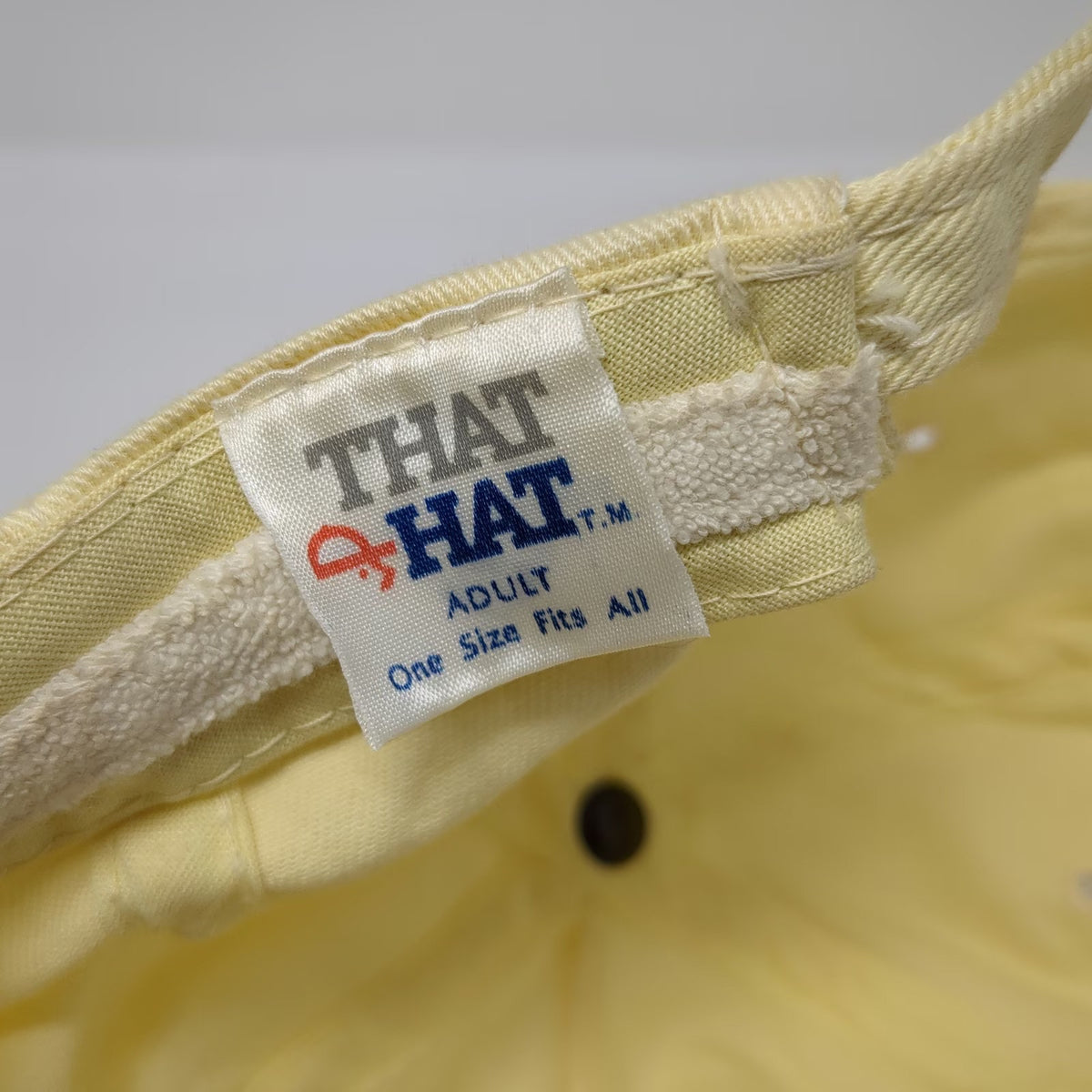 That Hat 5 Panel Yellow One Size Braided Rope Sunnyside Livestock Market Cows