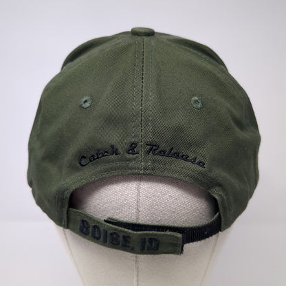 Boise Valley Fly Fishers Baseball Cap Green One Size Adjustable Buck's Bags