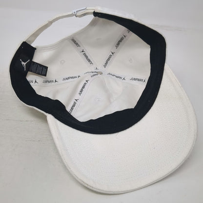 Jordan Baseball Cap White One Size Tonal Jumpman Logo Slideback Adjustable Hat
