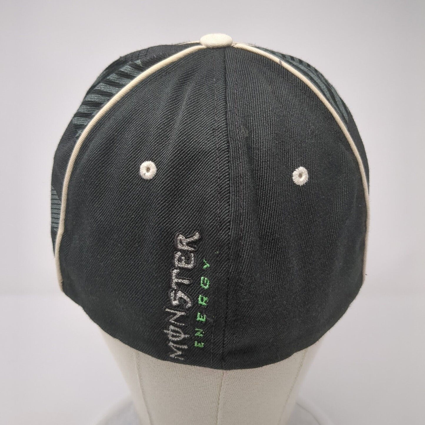 Monster Energy Fitted Hat Multicolor S-M Embroidered Flexfit 6 Panel