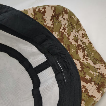 US Army Cap Green Brown Beige One Size Snapback Digital Camo Star Patch Hat