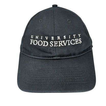 University Food Services Strapback Hat Black One Size Port & Company