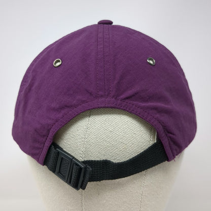 The North Face Baseball Cap Purple Supplex Nylon Slideback Hiking Hat Vintage