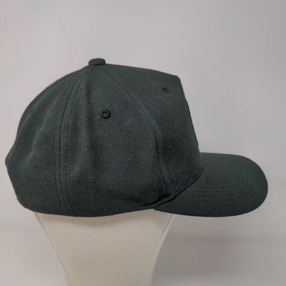 Brixton MFG Co Men's Snapback Hat Black Adjustable Embroidered Logo