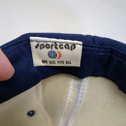 Sportcap 5 Panel Blue One Size Hat Paint Spray Supply Boise Idaho 1985 Snapback