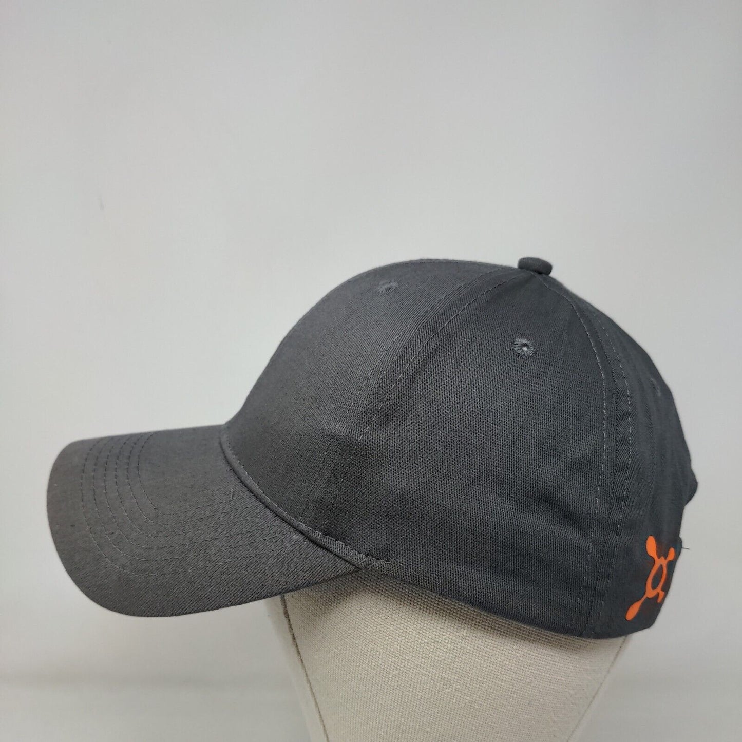 Orange Theory Fitness Snapback Hat Gray One Size Adjustable Vented Holes 6 Panel