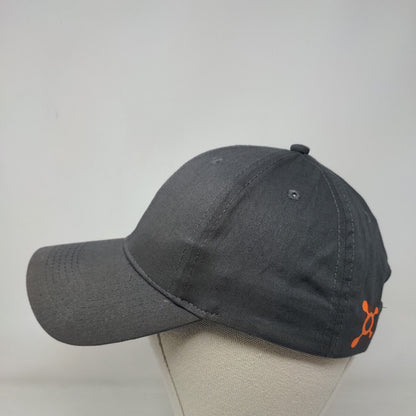 Orange Theory Fitness Snapback Hat Gray One Size Adjustable Vented Holes 6 Panel