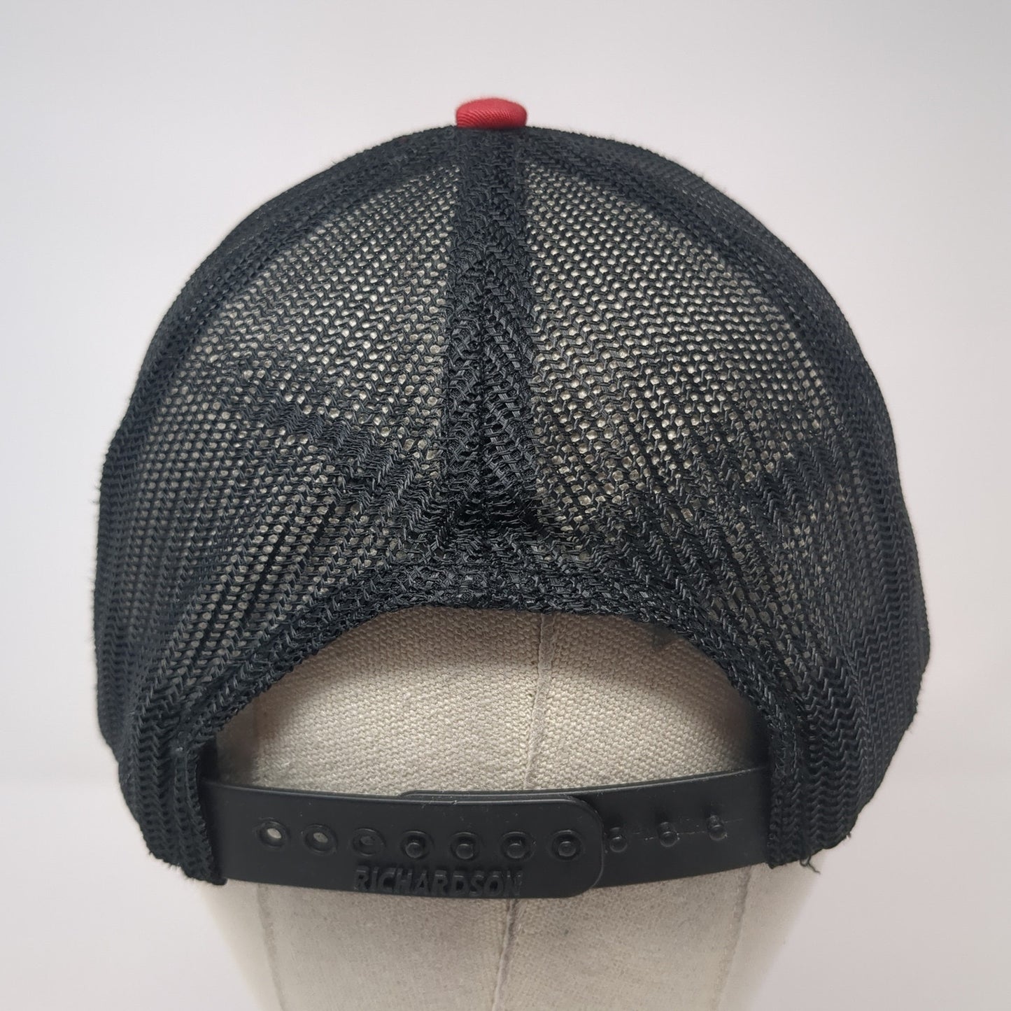 TOP Ag Services Snapback Trucker Hat Red One Size Mesh Back Richardson