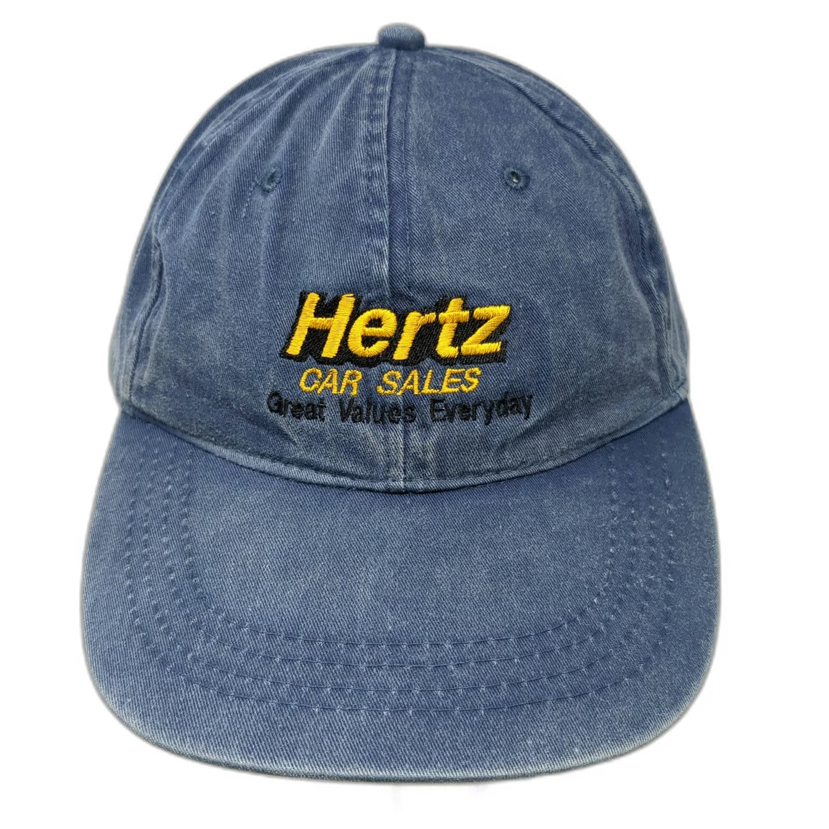 Otto Baseball Cap Blue One Size Hertz Car Sales Unstructured Slideback Hat