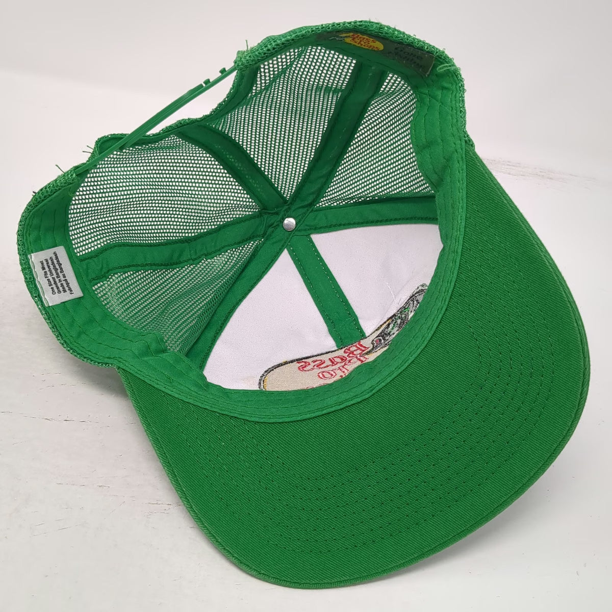 Bass Pro Shops Trucker Hat Green One Size Mesh Snapback Bass Fish Fishing Logo