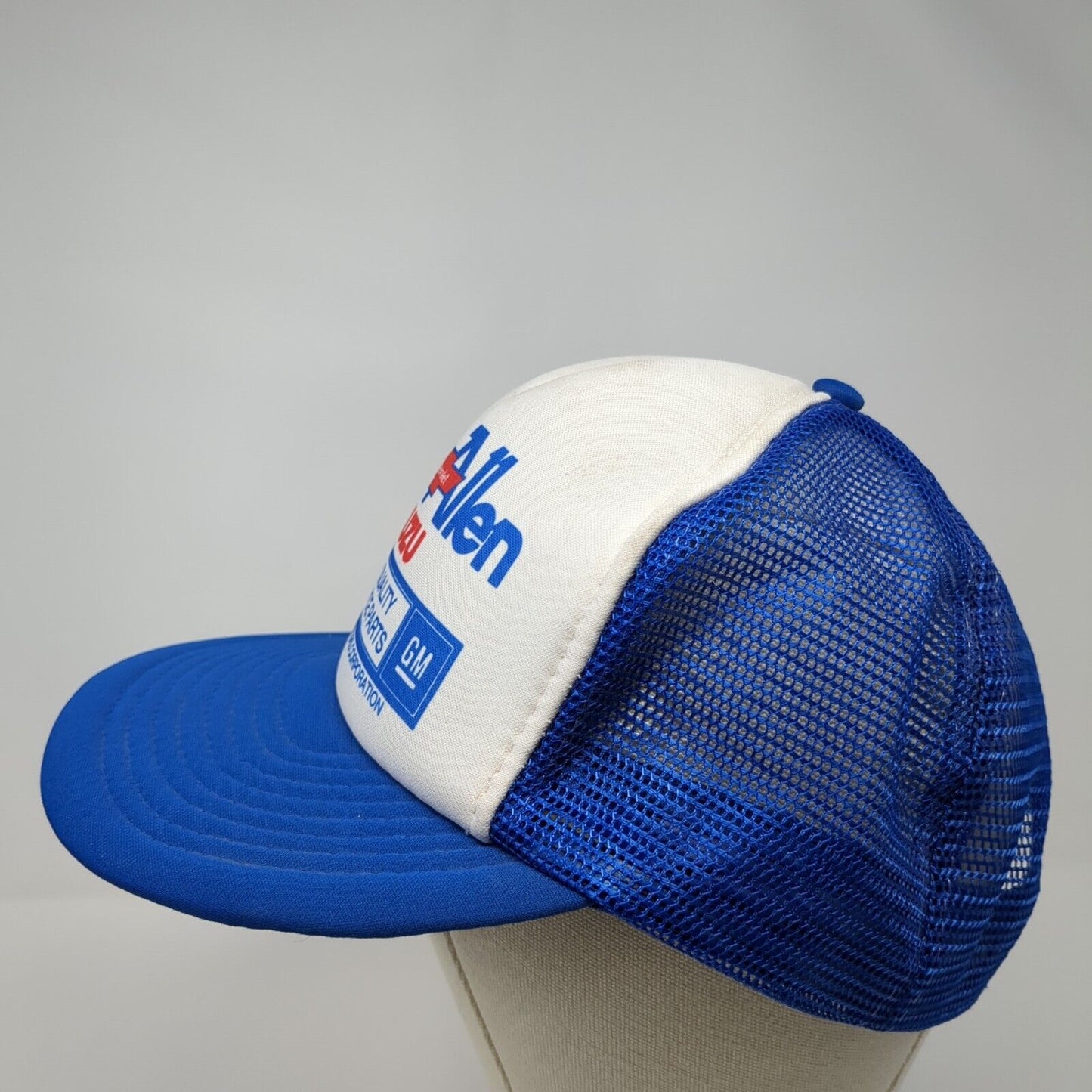 Bob Allen Chevrolet Isuzu General Motors Corporation Trucker Hat Blue OS Mesh