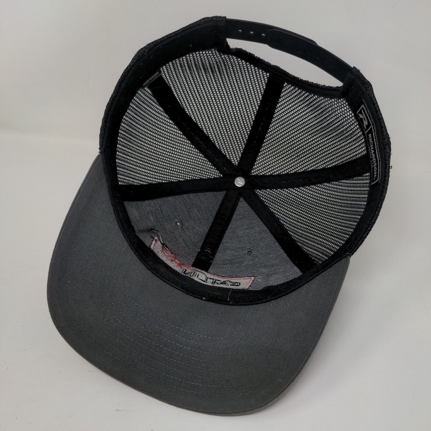 Gatlin Feed Snapback Mesh Back Trucker Hat Gray One Size Richardson
