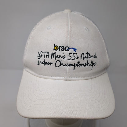 BRSC Indoor Championships Snapback Trucker Hat White One Size 6 Panel