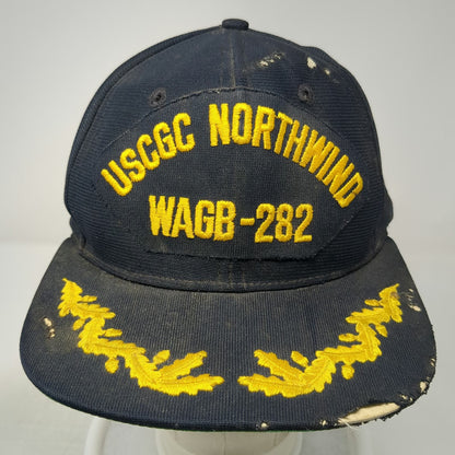 CAP-ID Snapback Blue Hat One Size USCGC Northwind WAGB-282 Scrambled Eggs USA