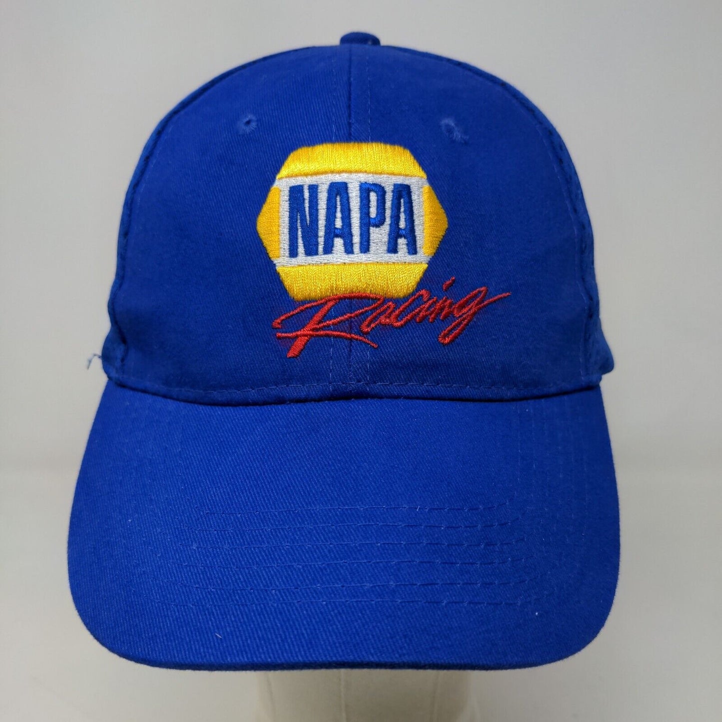NAPA Racing Men's Strapback Hat Blue Embroidered Logo IndyCar Nascar Cup