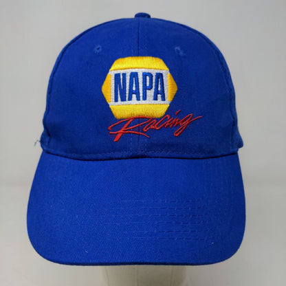 NAPA Racing Men's Strapback Hat Blue Embroidered Logo IndyCar Nascar Cup