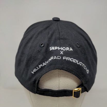 Sephora X Hillmangrad Productions Slideback Hat Black One Size Adjustable Cotton