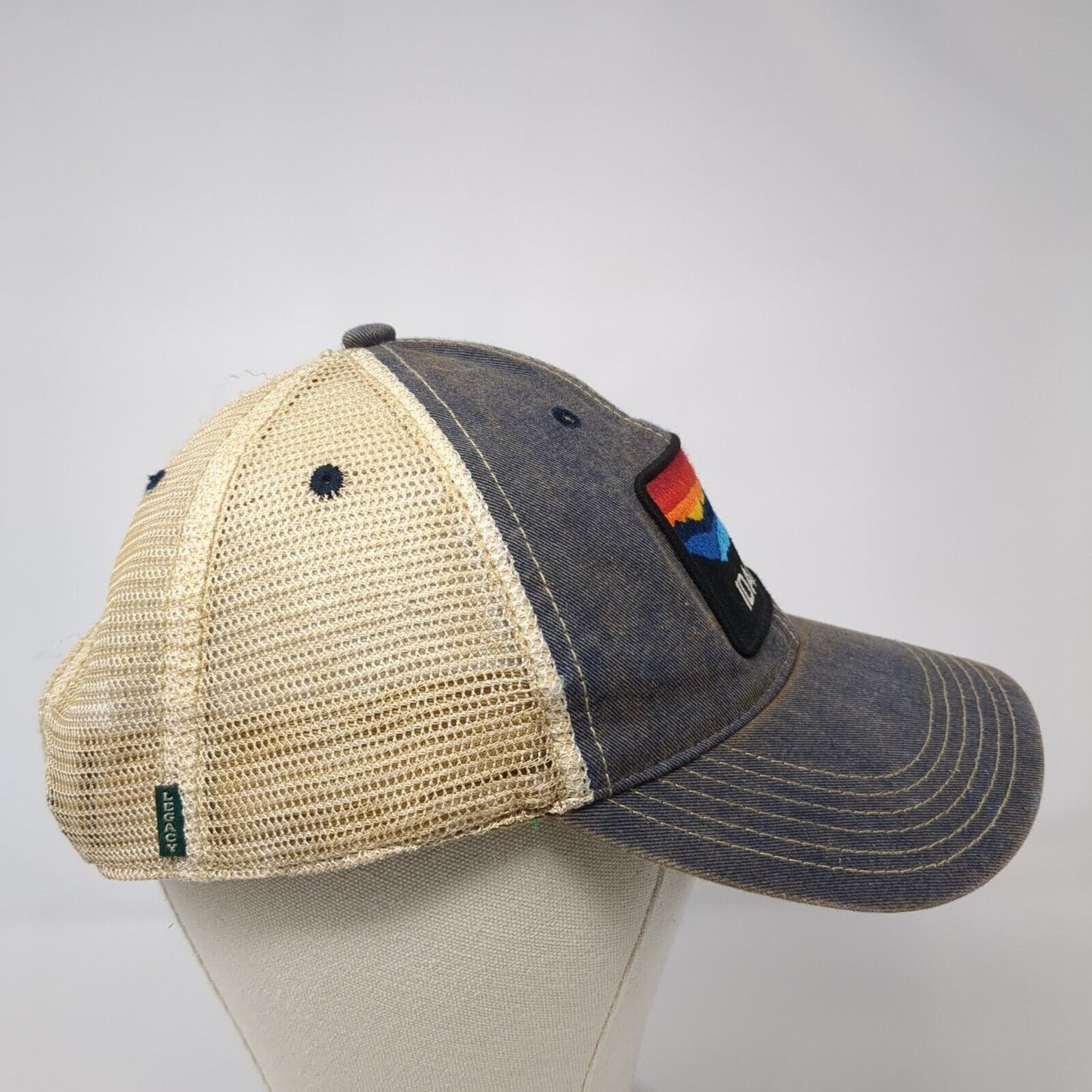 Idaho Snapback Trucker Hat Multicolor OS Adjustable Embroidered Mesh Back Legacy
