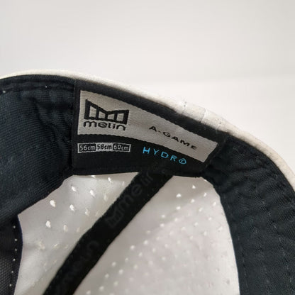 Melin Trucker Hat White One Size Perforated Performance Snapback Hydro A-Game