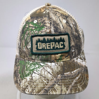 Legacy Trucker Hat Brown Realtree Camo DrePac Therma-Tru Doors Snapback One Size