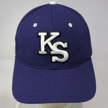 Kansas State Wildcats NCAA Zephyr Hat Blue 7 1/4 Powercat Logo Wool Blend Fitted