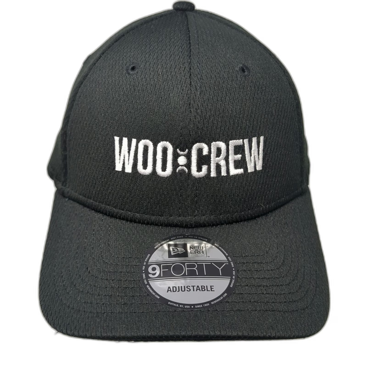 New Era Baseball Cap Black One Size 9FORTY WOO CREW Triple Moon Strapback Hat