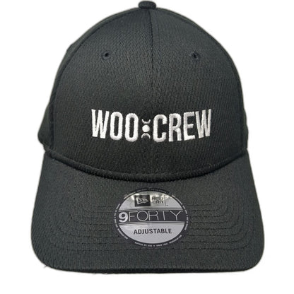 New Era Baseball Cap Black One Size 9FORTY WOO CREW Triple Moon Strapback Hat