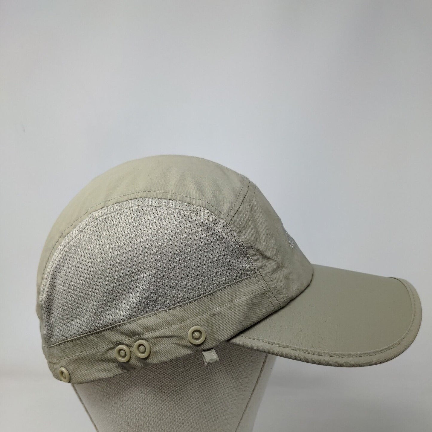 Ellewin UPF50+ Slideback Running Cap Tan One Size Adjustable Breathable Mesh