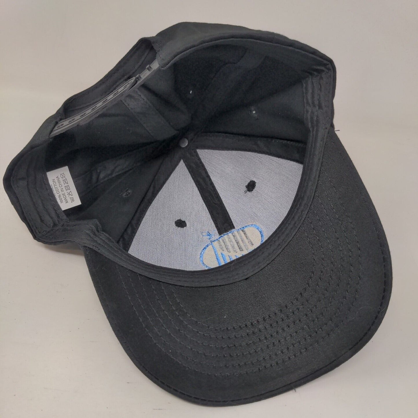 Life Surge Snapback Hat Black One Size Adjustable Embroidered 6 Panel