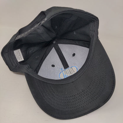 Life Surge Snapback Hat Black One Size Adjustable Embroidered 6 Panel