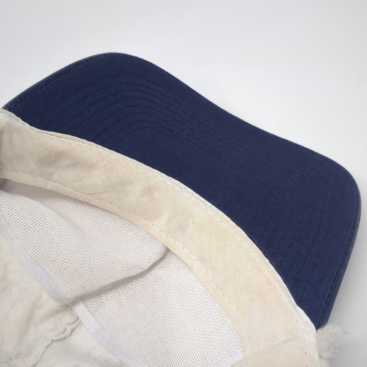 Cobra Caps 5 Panel White Blue One Size Snapback Aqua Glass Embroidered Logo Hat