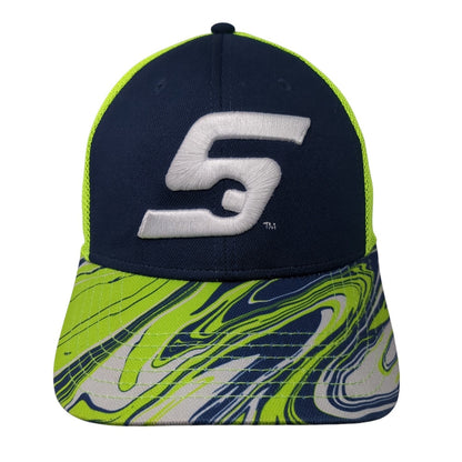 Snap-on Snapback Trucker Hat Multicolor One Size Adjustable Mesh Back Polyester