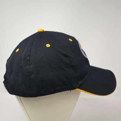 NFL Team Apparel Pittsburgh Steelers Black One Size Baseball Cap Hat Curved Brim