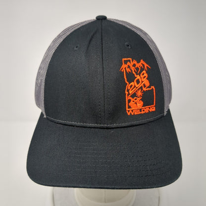 208 Welding Snapback Trucker Hat Black M/L Adjustable Mesh Back Richardson