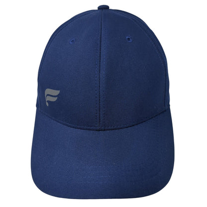 Fabletics Strapback Hat Blue One Size Adjustable Vented Holes 6 Panel Polyester