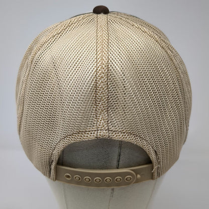 AmaPro Trucker Hat Beige One Size Scholzen Products Wholesale Elk Snapback Mesh