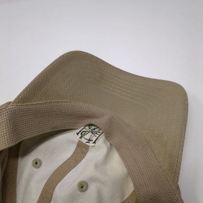 Imperial Strapback Hat Tan One Size Adjustable Embroidered 6 Panel