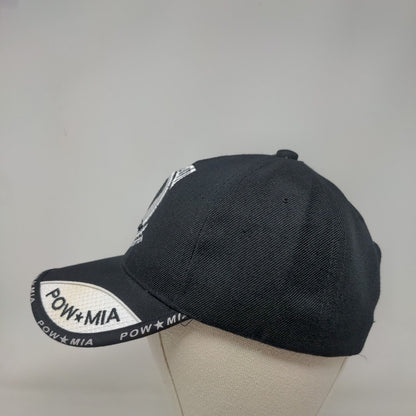 Pow Mia You Are Not Forgotten Strapback Hat Black One Size Embroidered