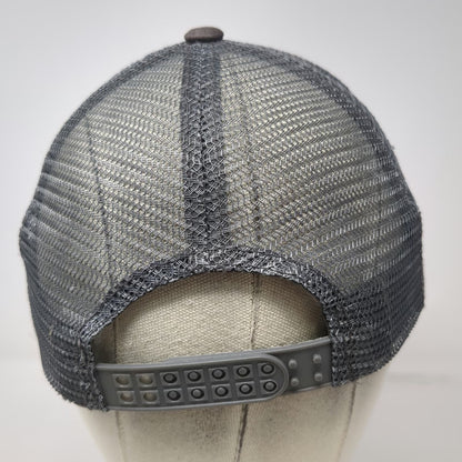 Gray Trucker Hat One Size Solely Real Clean Food Snapback Mesh Embroidered Logo