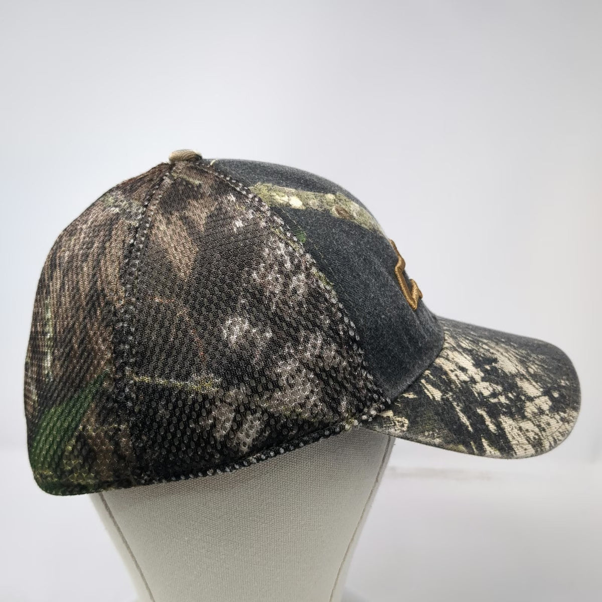 Cruisin' Sports Baseball Cap Black One Size Chevrolet Bowtie Camo Mesh Hat
