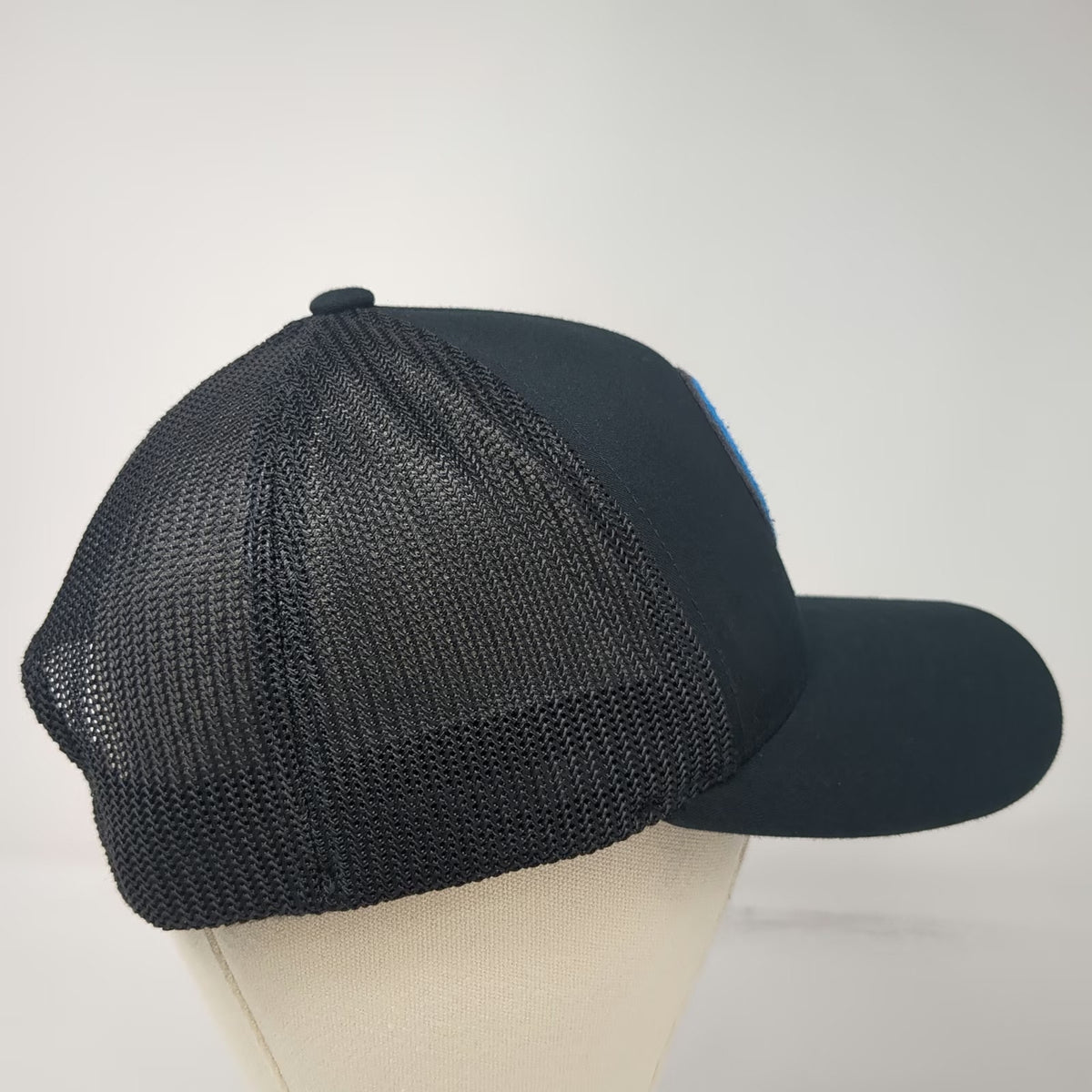Travis Mathew Trucker Hat Black One Size River Club Mesh Snapback Golf 110 Patch