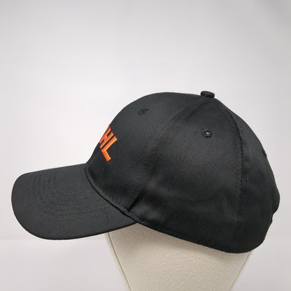 STIHL Snapback Hat Black OSFA Adjustable Embroidered 6 Panel Solid