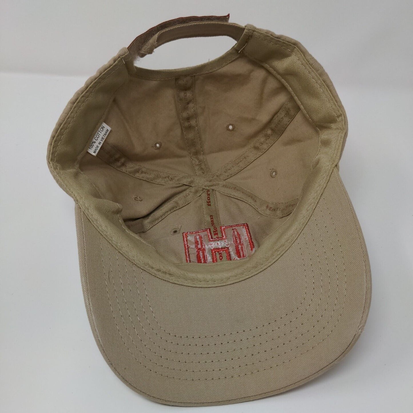 Hornady Strapback Hat Tan One Size Adjustable Embroidered 6 Panel