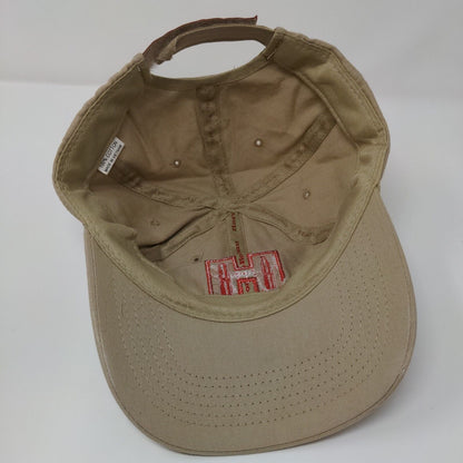 Hornady Strapback Hat Tan One Size Adjustable Embroidered 6 Panel