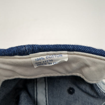 Unbranded Slideback Hat Blue Denim One Size Adjustable 6 Panel Blank