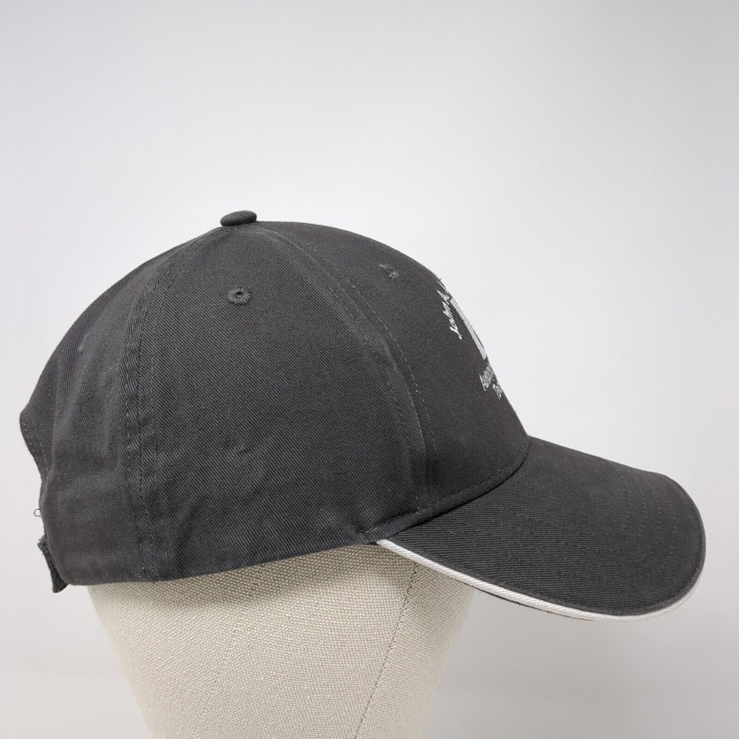John A Logan College Automotive Service Technology Strapback Hat Gray One Size