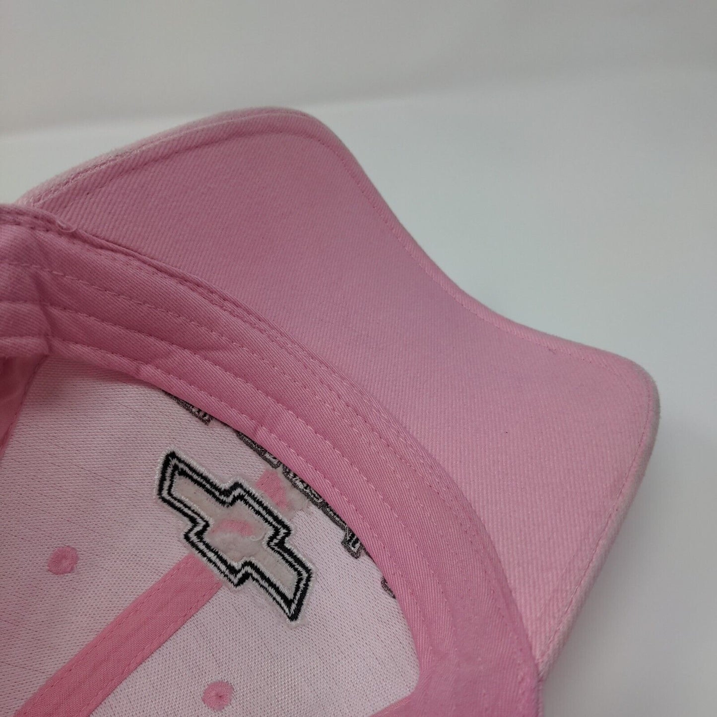 Chevrolet Strapback Hat Pink One Size Adjustable Embroidered Hot Rods